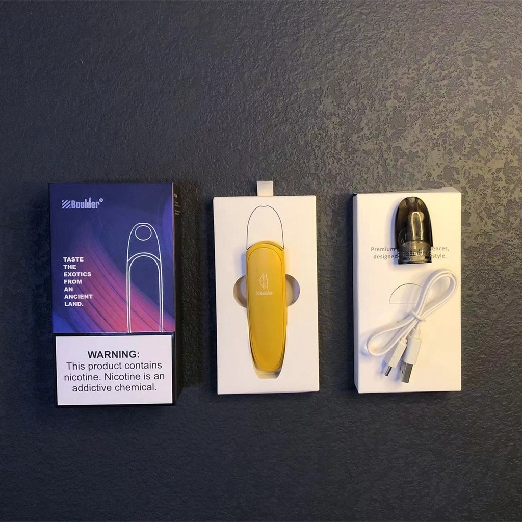 Authentic Boulder Set Glofish (New GEN) Vape Kit Set (1 device 1