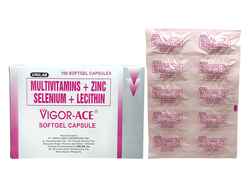 Vigor Ace Multivitamins Soft Gel Capsule [10, 20 & 30 caps