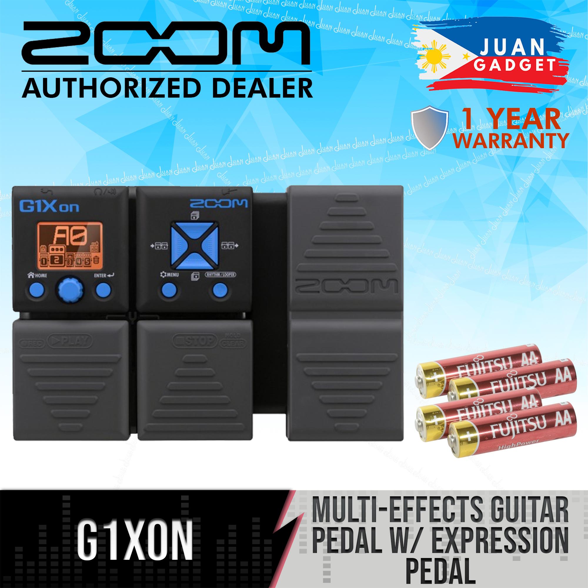 Zoom G1Xon MultiEffects Guitar Pedal with Expression Pedal JG