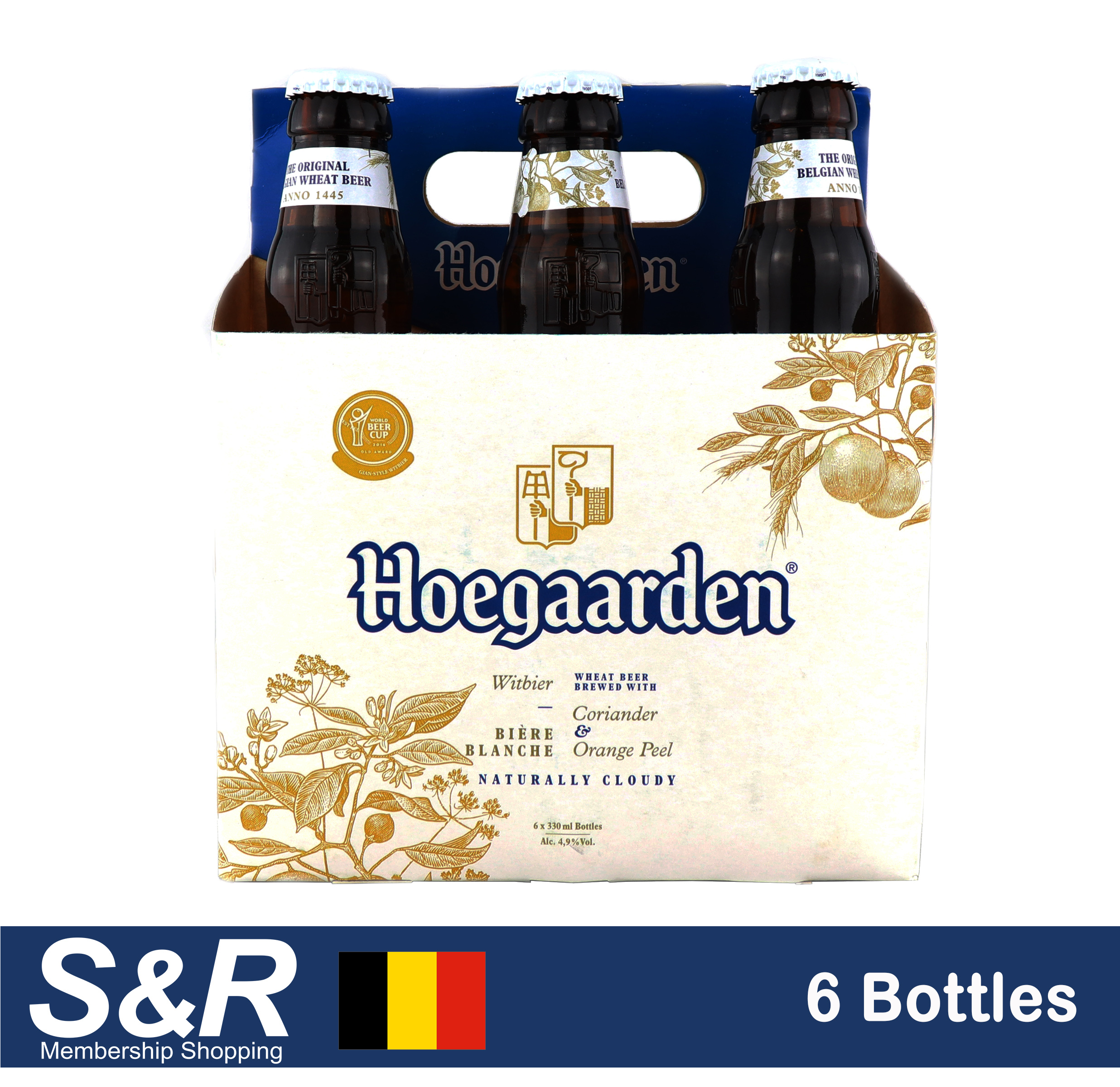 Hoegaarden Wheat Beer with Coriander and Orange Peel and 6 bottles review and price 12072023