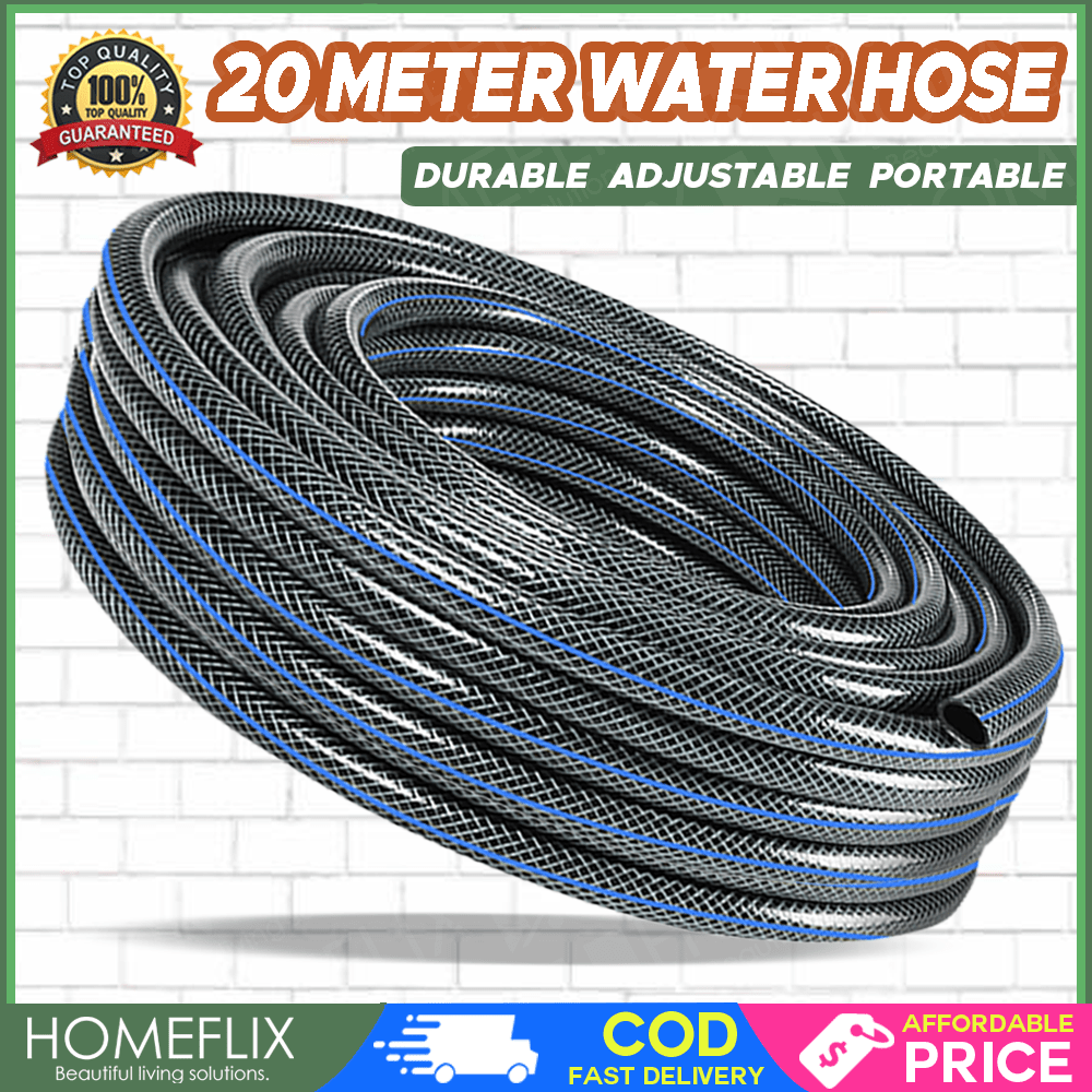 【Homeflix】Water Hose, PVC Pressure washer, Garden Hose set, Heavy duty