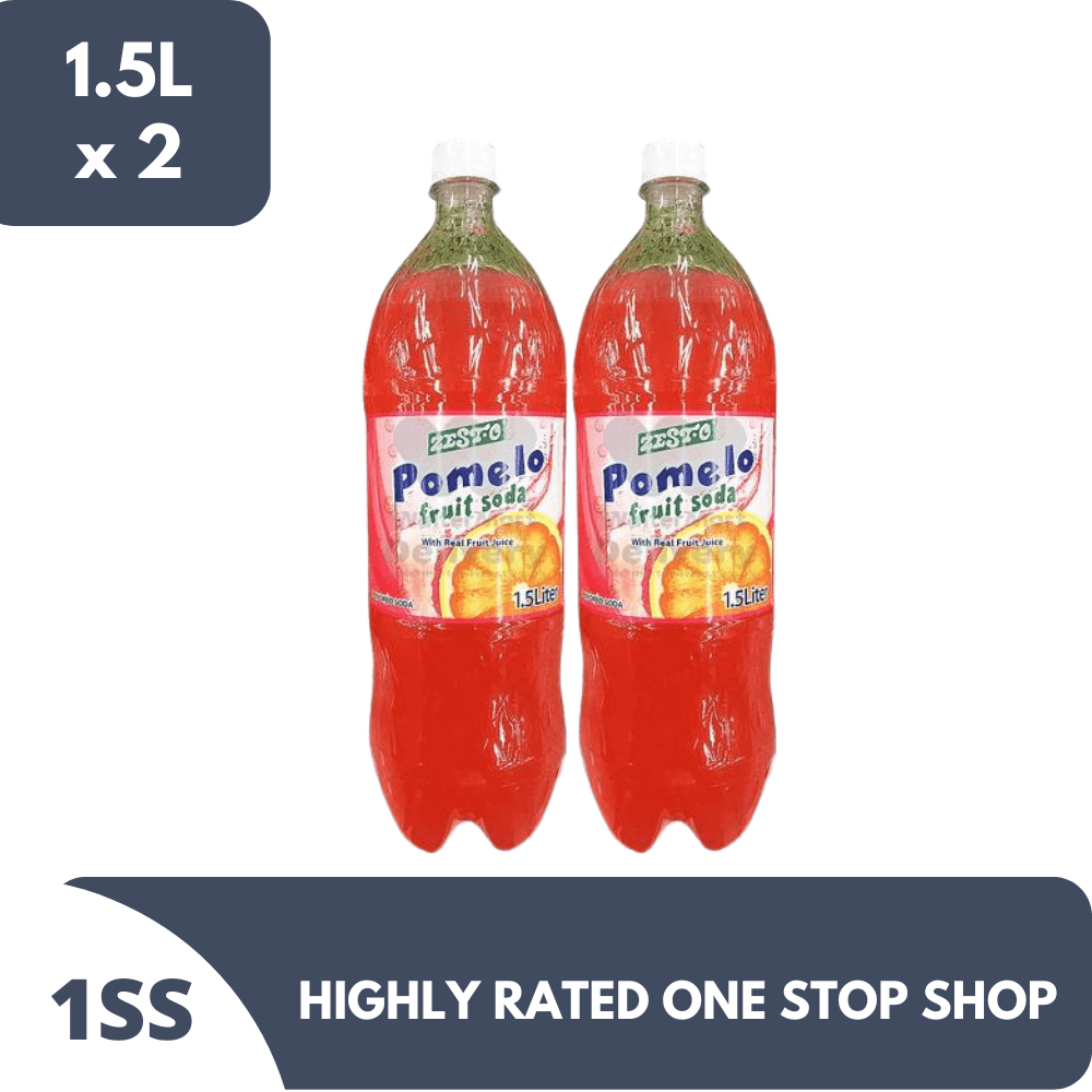 Zesto Pomelo Fruit Soda 1.5L x 2 Lazada PH