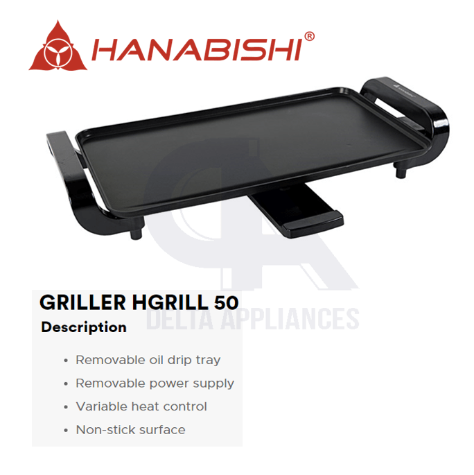 Hanabishi HGRILL 50 Electric Griller Lazada PH