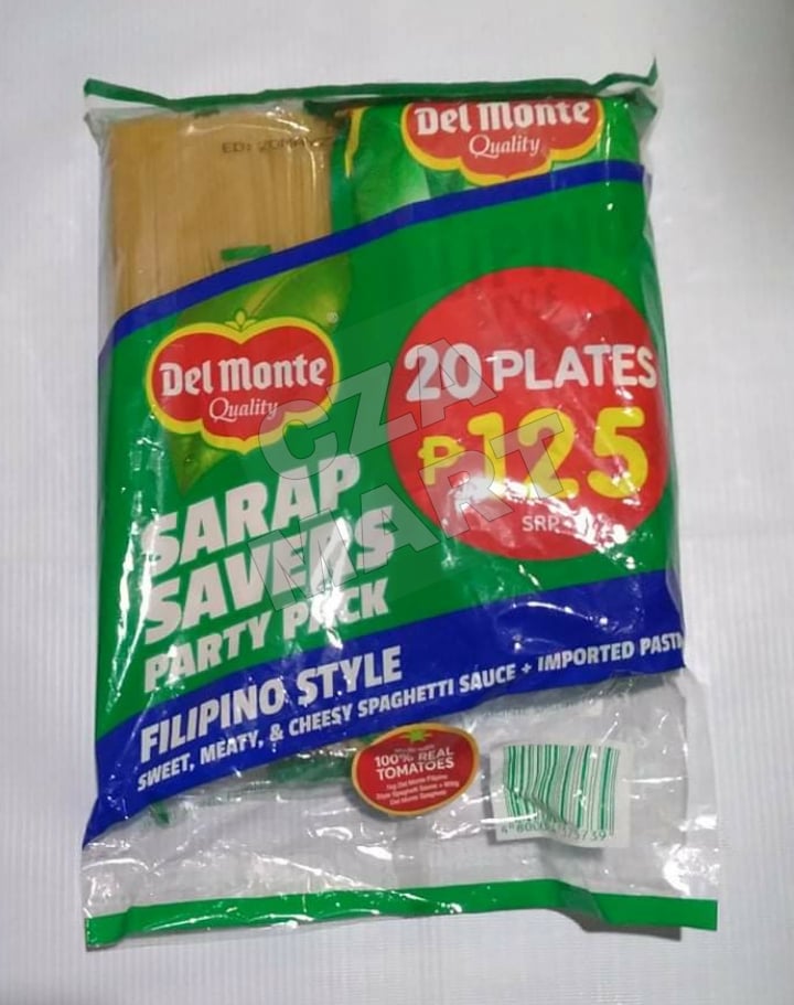 Del Monte Spaghetti Party Pack (1 Kilo Spaghetti Sauce and 800g Spaghetti Pasta) Lazada PH