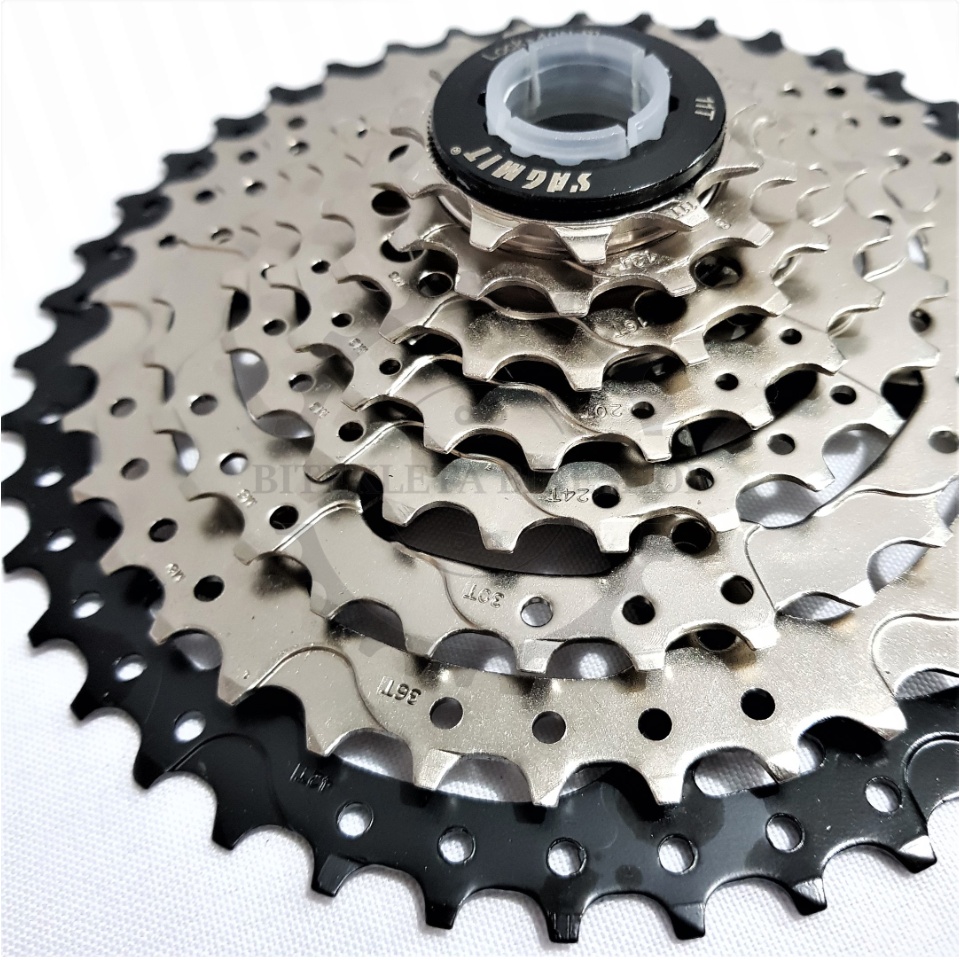 SAGMIT CASSETTE 8SPEED 1142T TITANIUM COLOR COGS SPROCKET FOR BICYCLE