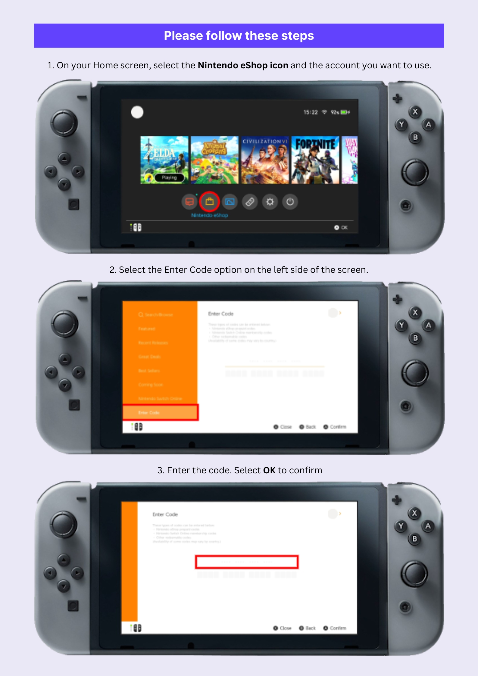 How to Redeem Nintendo Card Code Philippines