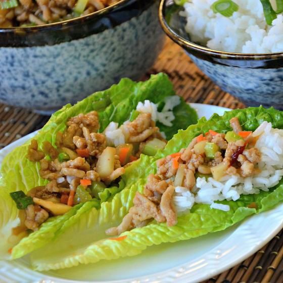 Recipe Asian Chicken & Rice Lettuce Wraps • Partnership For A Healthier America