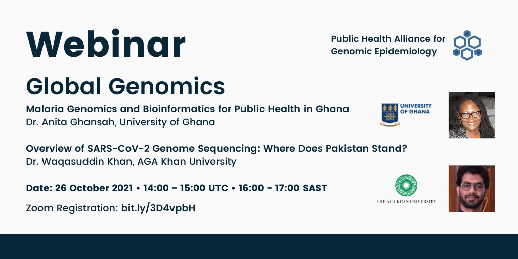 Webinar Series Global Genomics Dr. Anita Ghansah & Dr