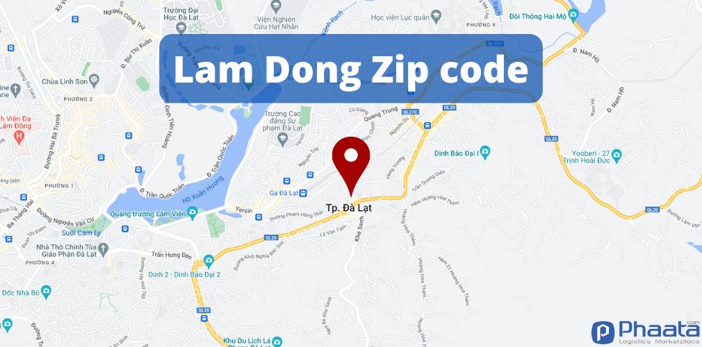 Danh bạ Mã zip đà lạt mới nhất hôm nay