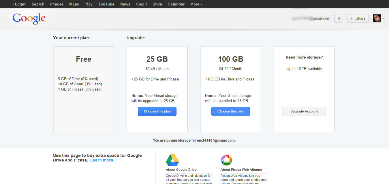 Tutorial Upgrading your Google Drive storage is a breeze, but it needs