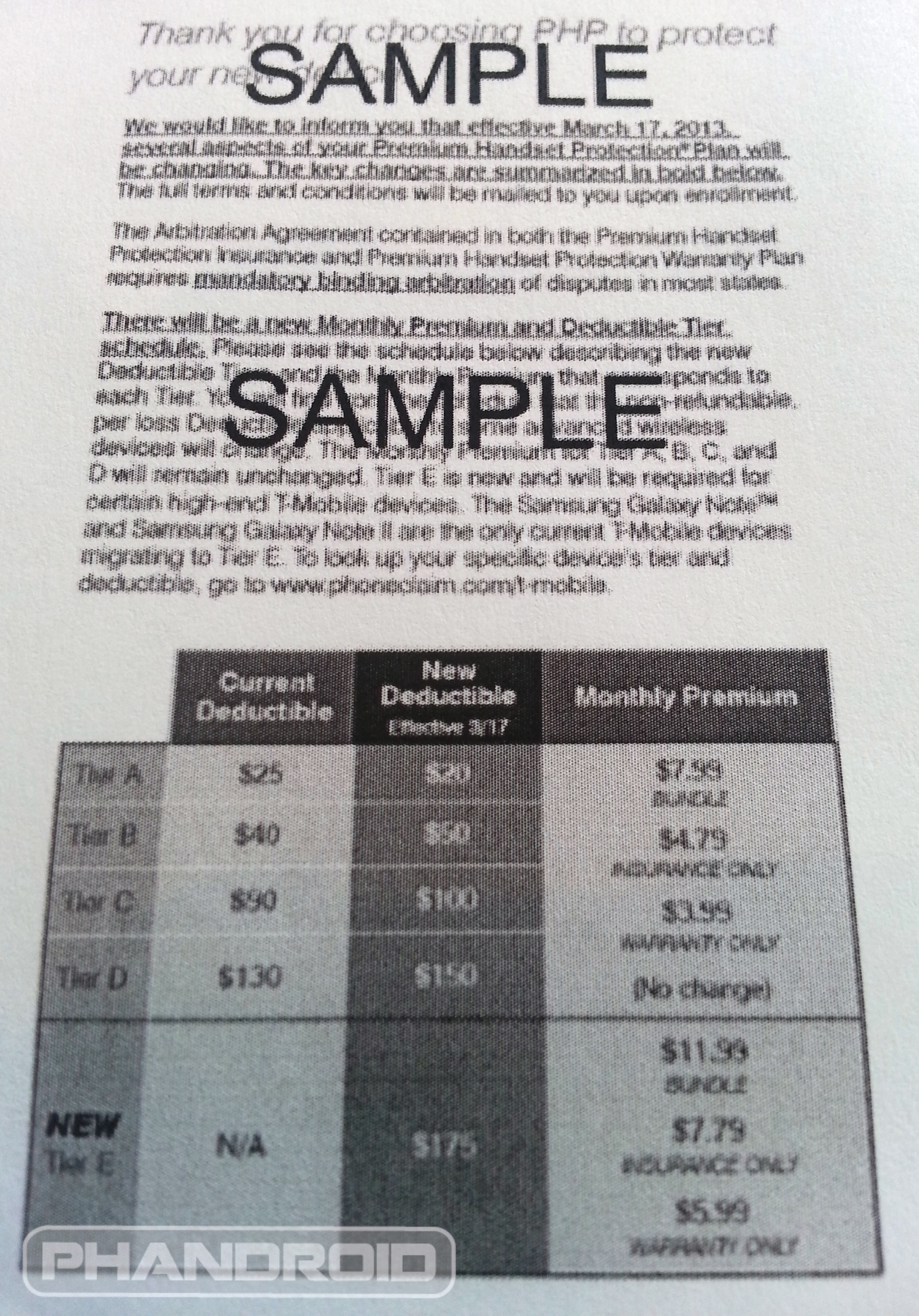 TMobile’s smartphone insurance rates to increase in March, creates new tier for the Galaxy Note