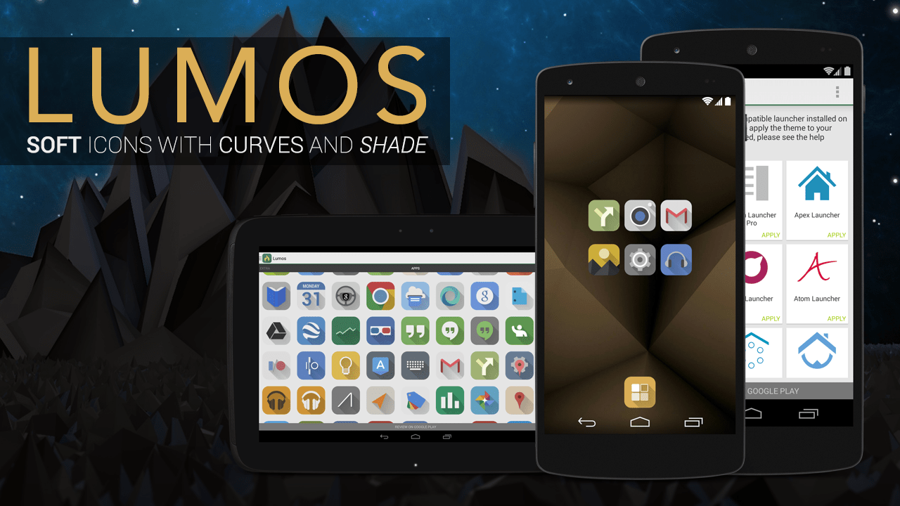 Lumos, the latest icon pack from the creator of Nox, hits the Play