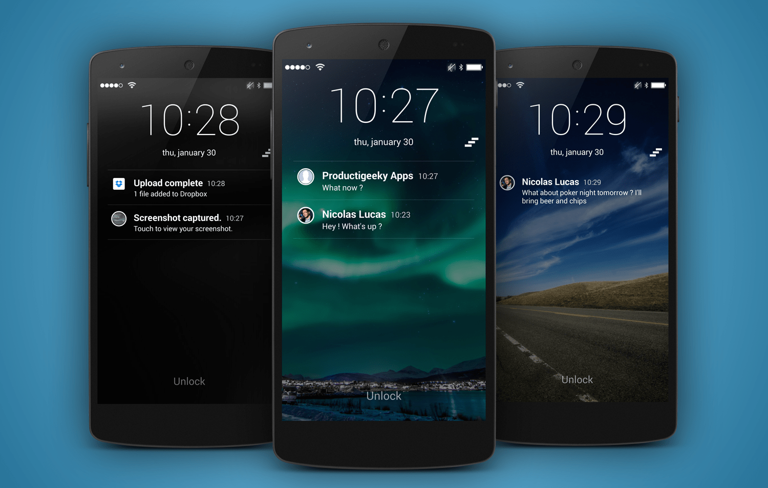 Get iOSstyle lockscreen notifications on Android with