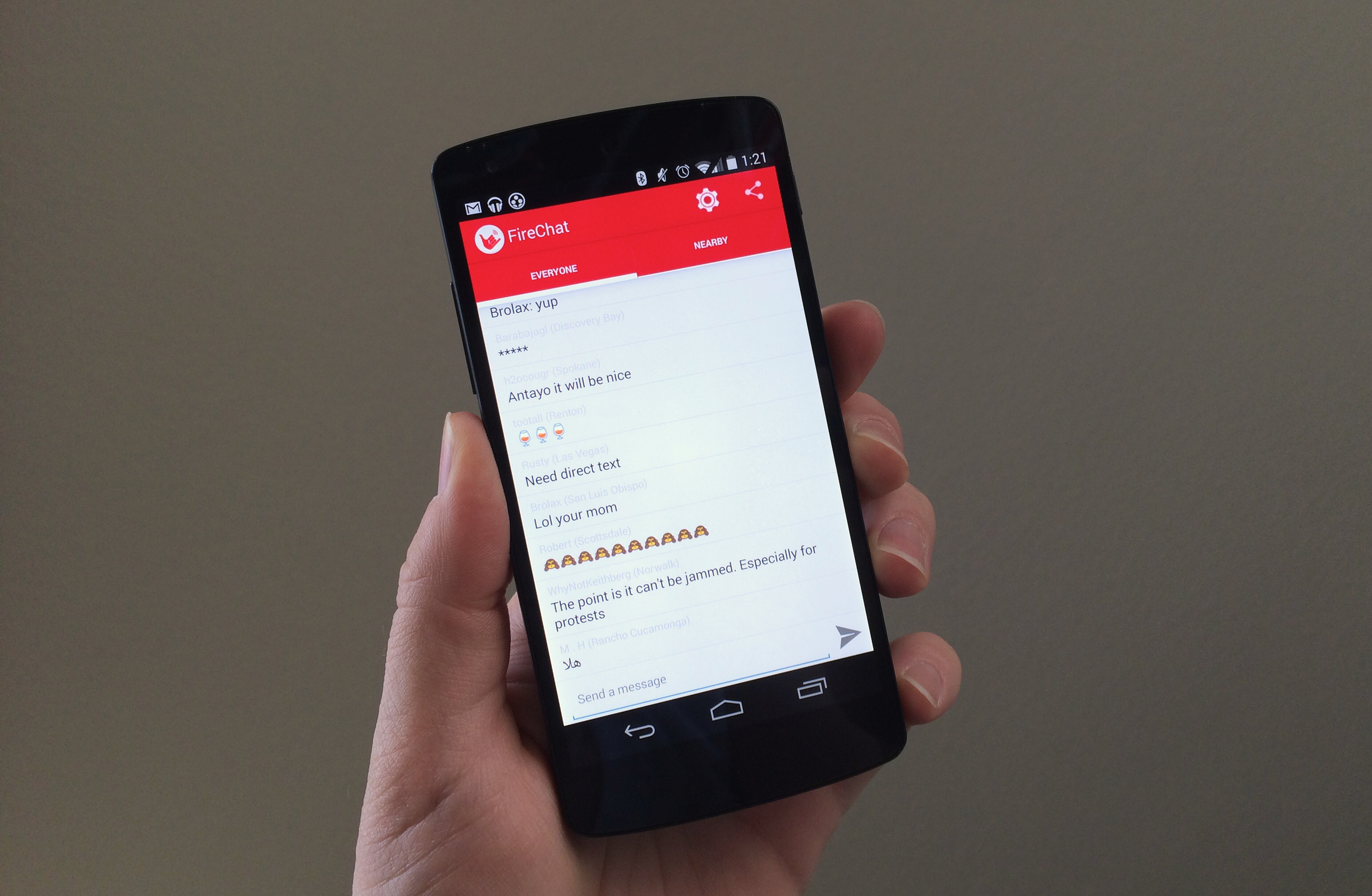 FireChat now available for Android devices, lets you chat without an