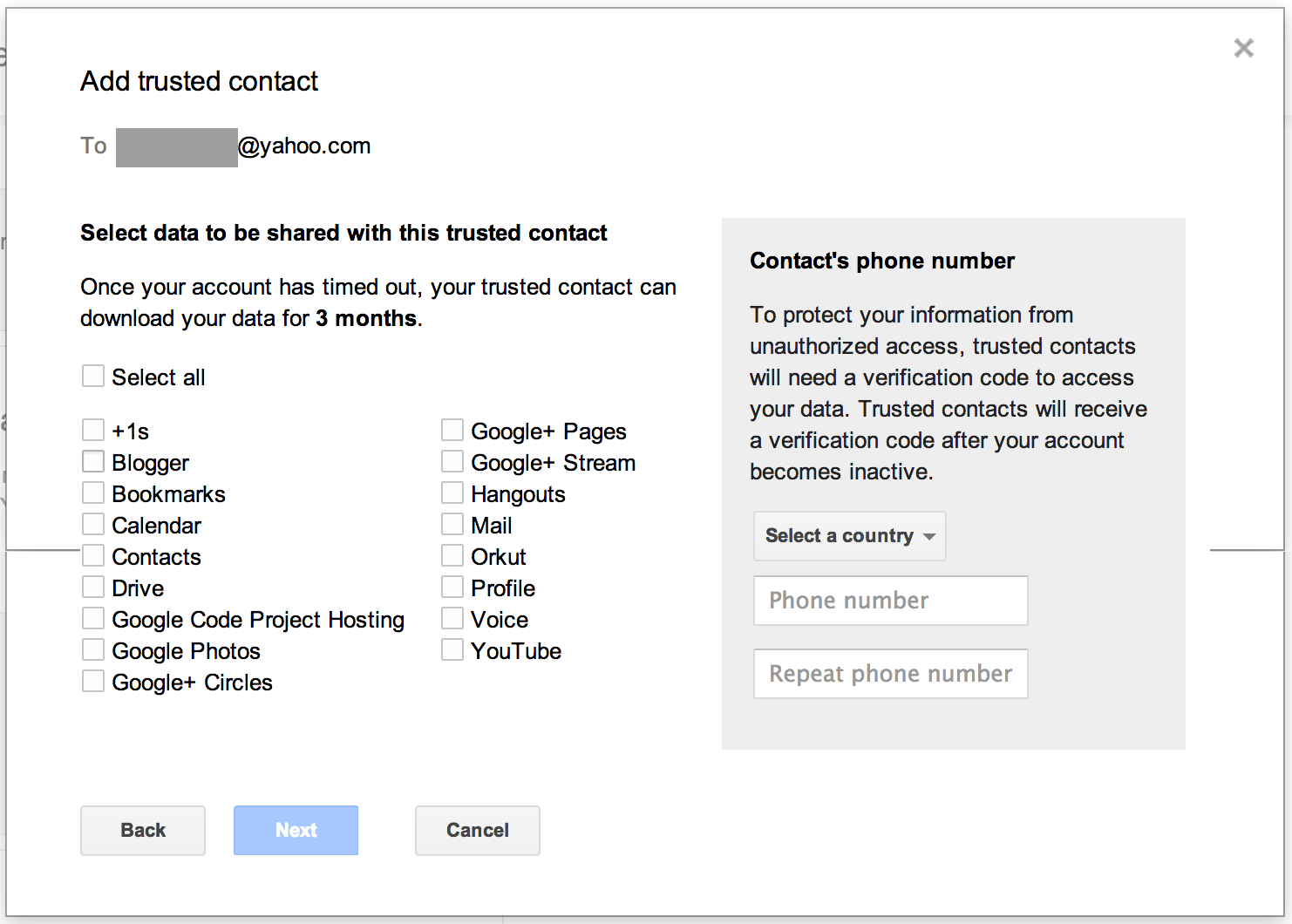 So if I die or disappear, what happens to my Gmail and