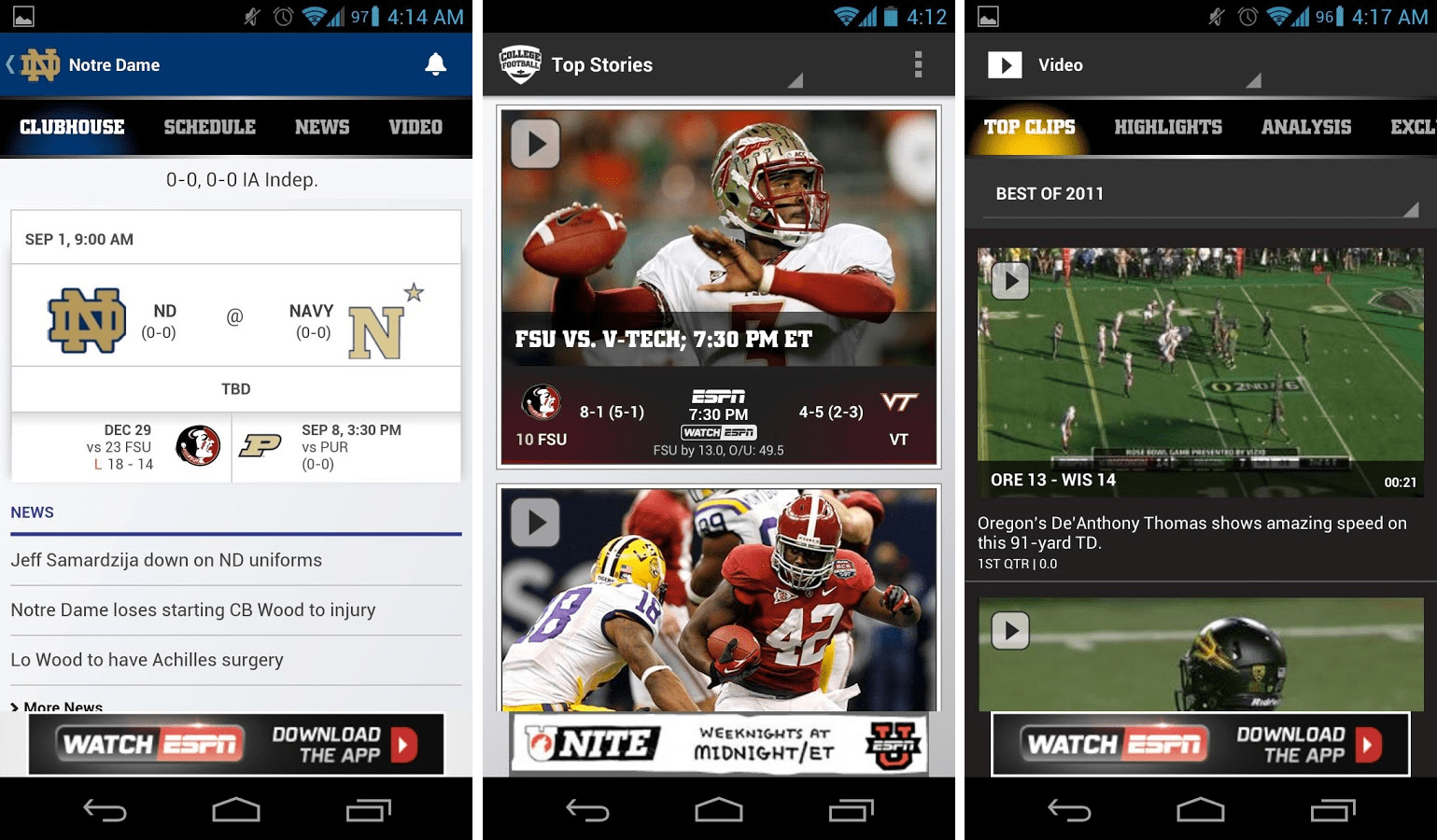 Touchdown the best Android apps for football season Phandroid