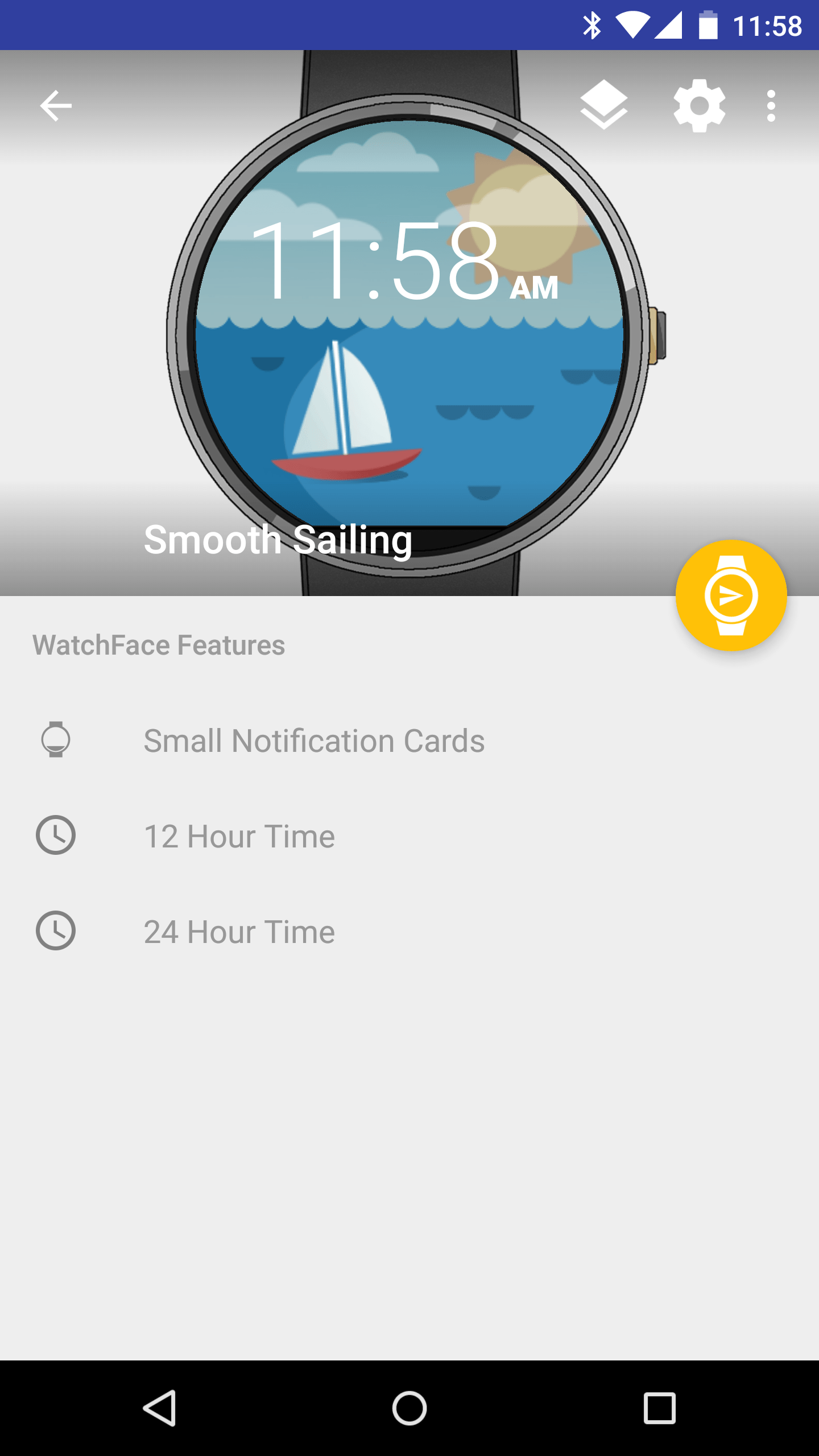 Facer updated to support Android 5.0’s WatchFace API, brings lushly