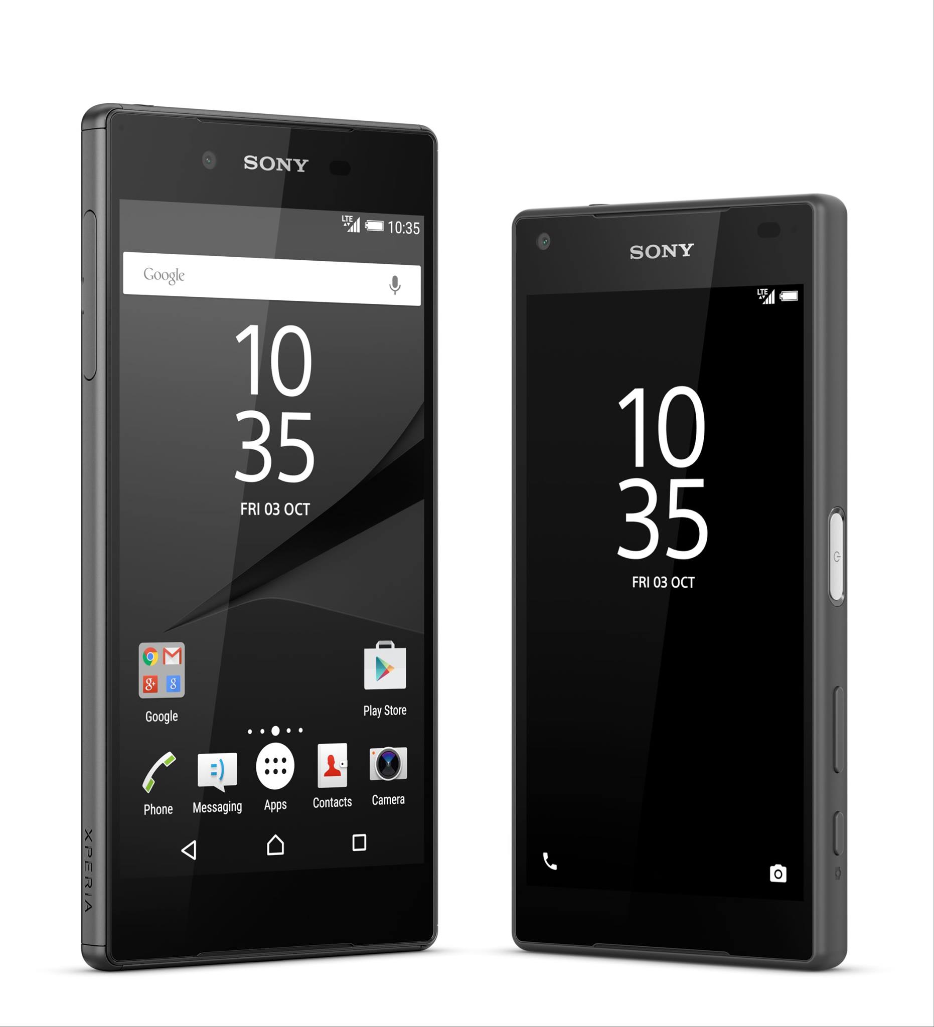 The Sony Xperia Z5 and Xperia Z5 Compact are available