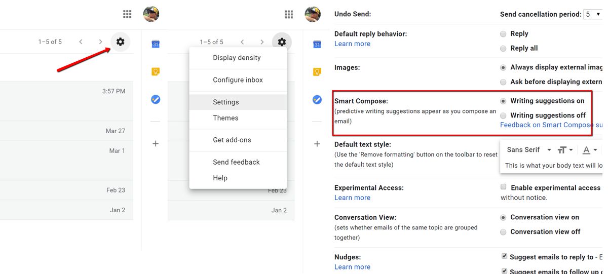 How to turn off Smart Compose in Gmail Beginner Tech