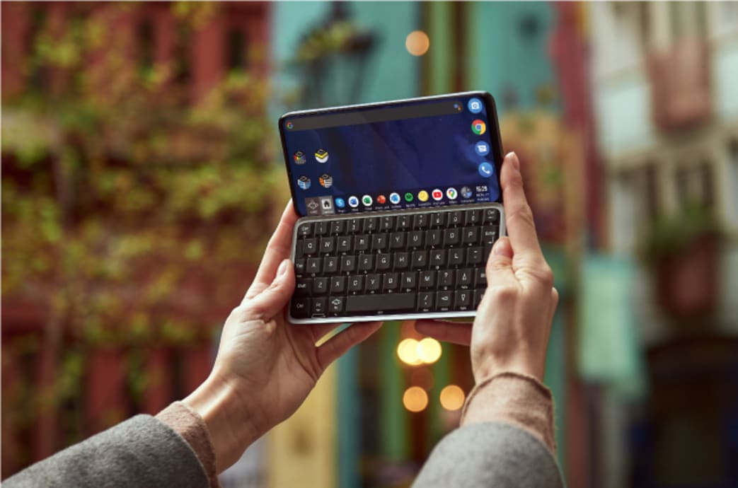The slideout keyboard, 5G smartphone that no one asked for is finally