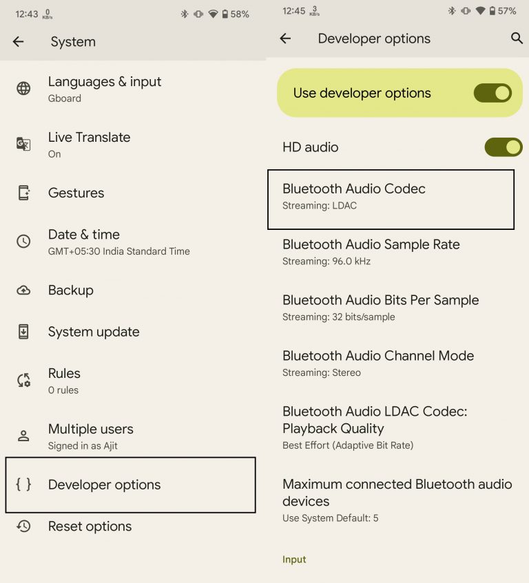 How to change Bluetooth audio codecs on Android Phandroid
