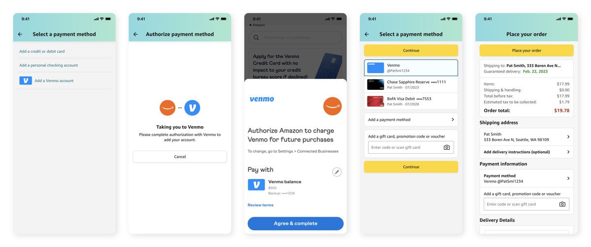 Amazon will now allow customers to pay using Venmo Phandroid