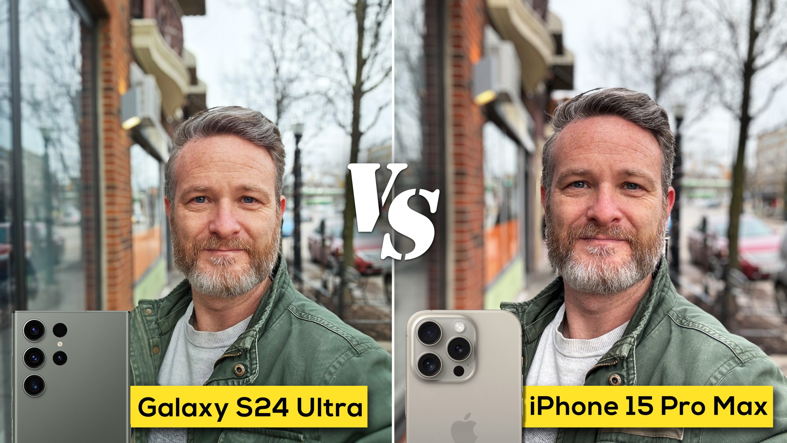 Samsung Galaxy S24 Ultra versus iPhone 15 Pro max camera comparison