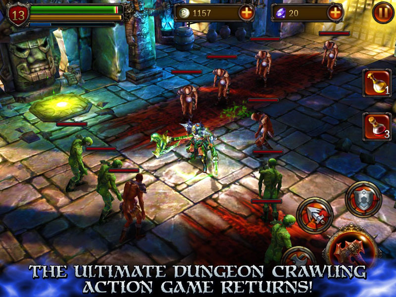 Galaxy Y Club QVGA games Eternity Warrier HD เเนว Rpg ภาพสวยจากค่าย