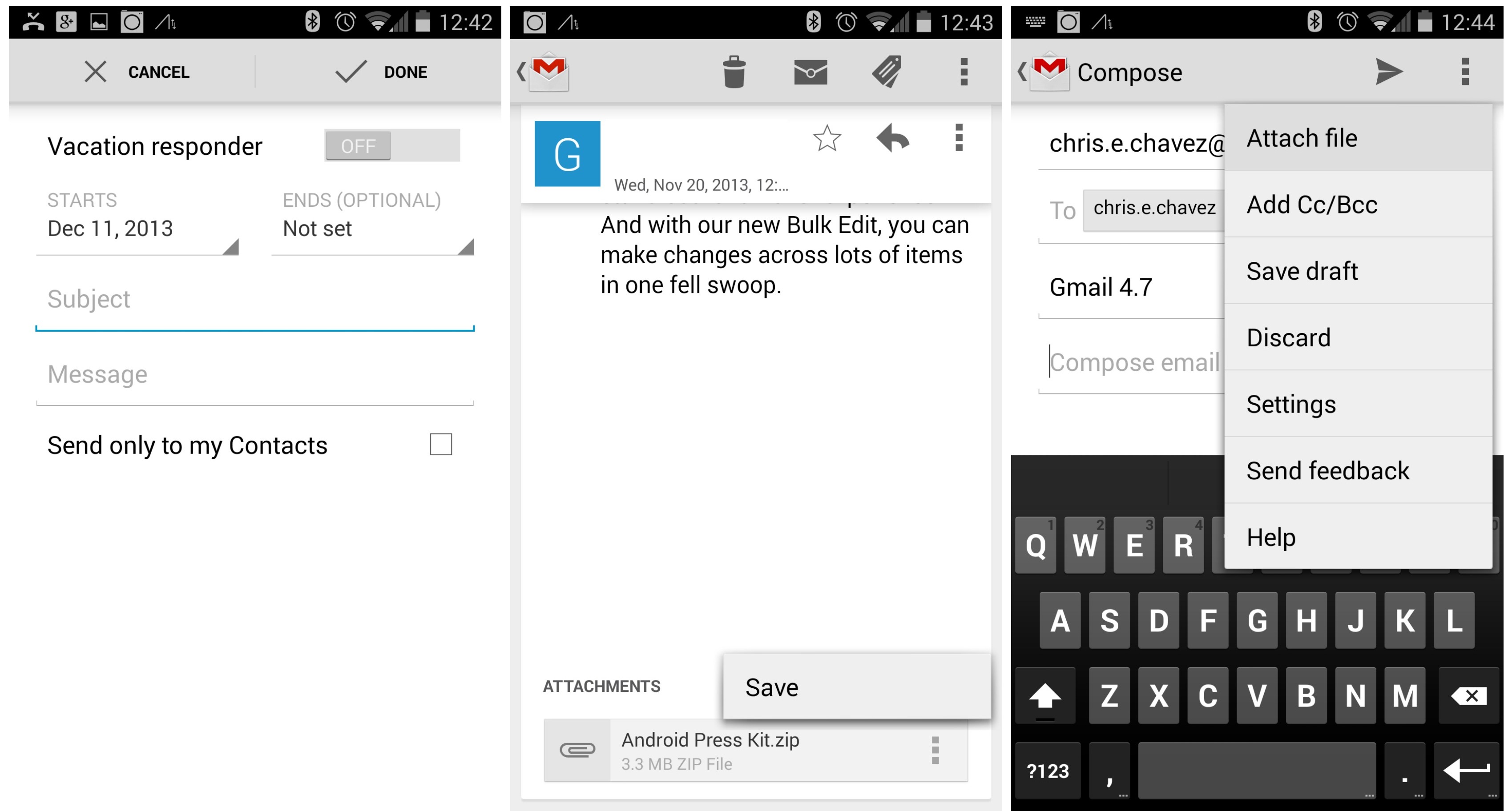 New Gmail 4.7 update brings ZIP file downloading, file