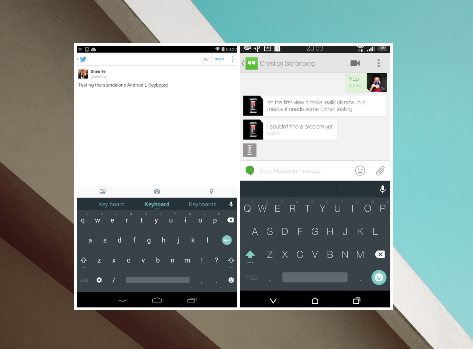 Android L's Material keyboard now available on Google Play [DOWNLOAD]