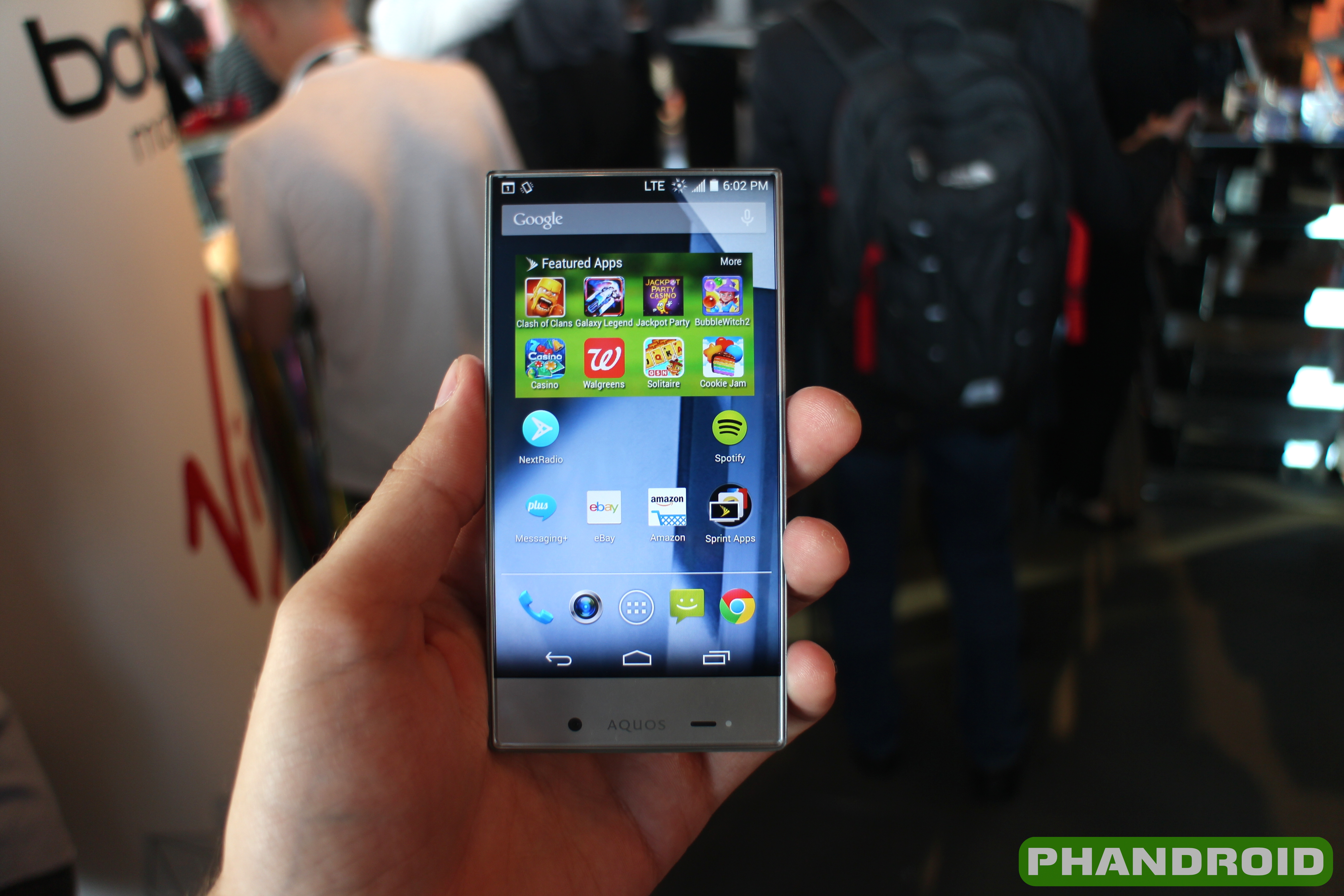 Handson Sharp Aquos Crystal for Sprint [VIDEO]
