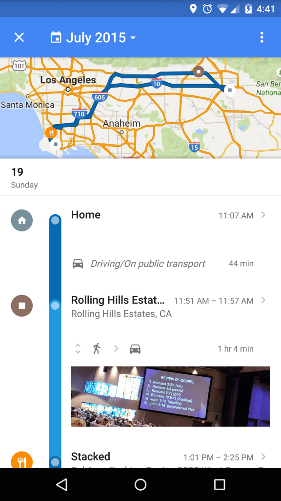 Download Google Maps 9.12.0 with timeline view