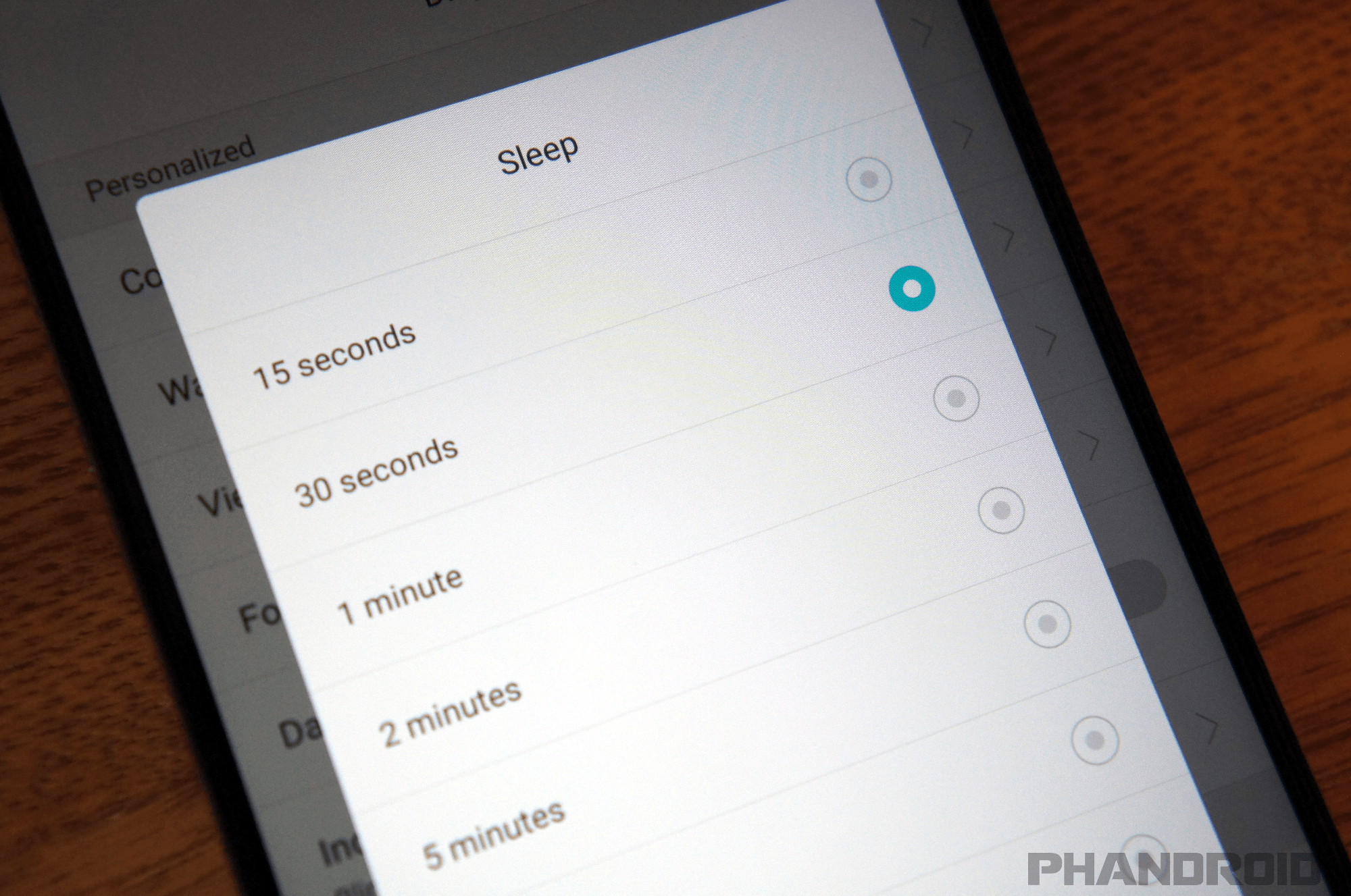 How to adjust screen timeout length Phandroid