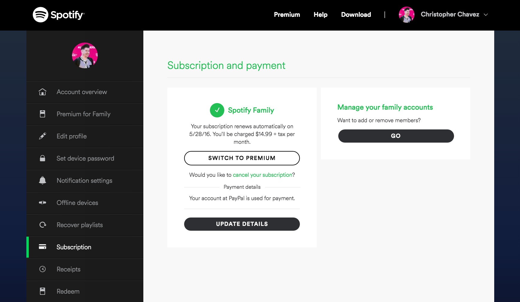 How to add new members to Spotify's Family plan