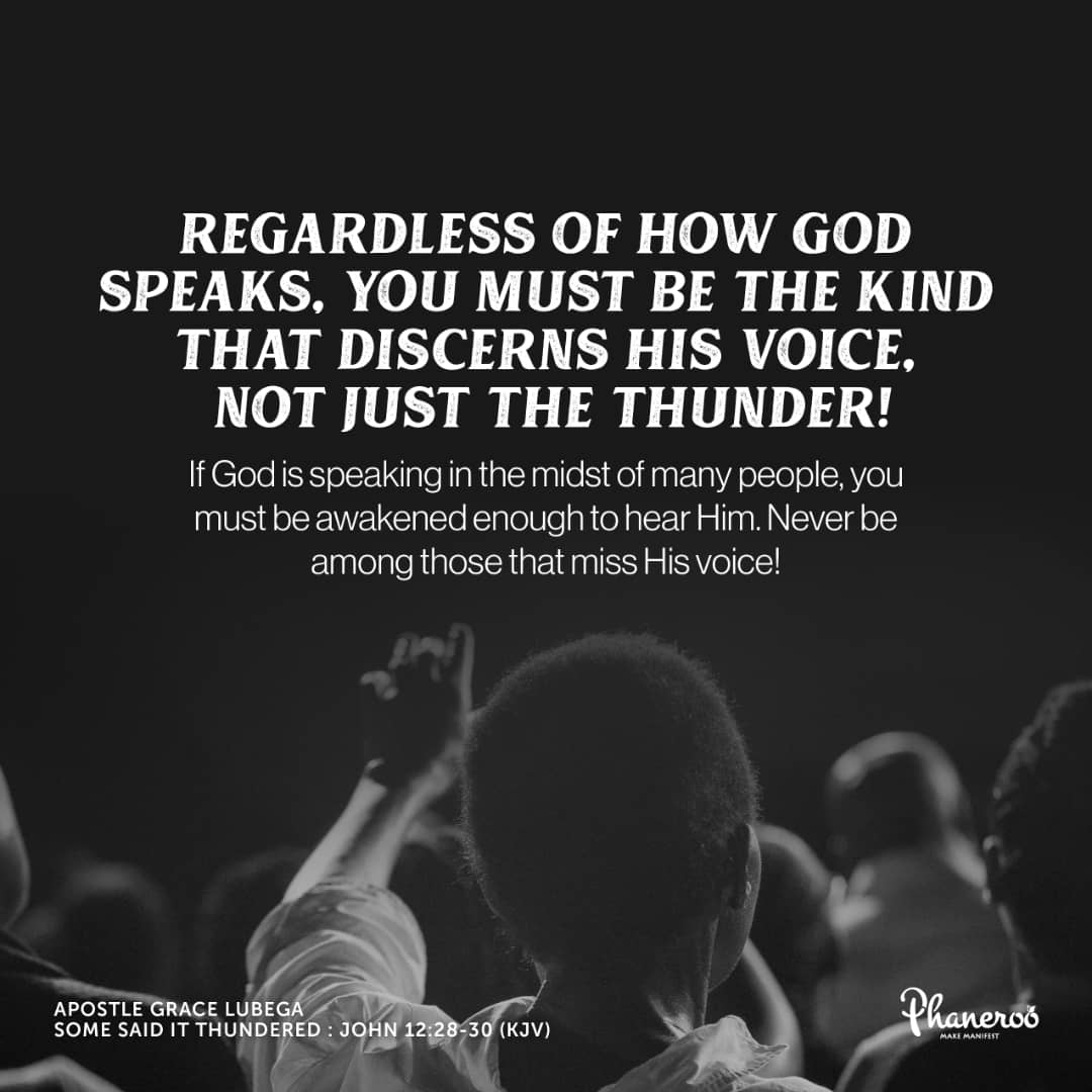 Some Said It Thundered Phaneroo