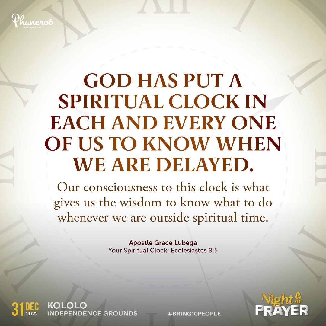 Your Spiritual Clock Phaneroo