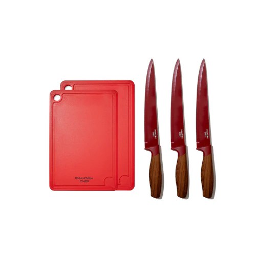 Cutting Board & Knife Set Phantom Chef