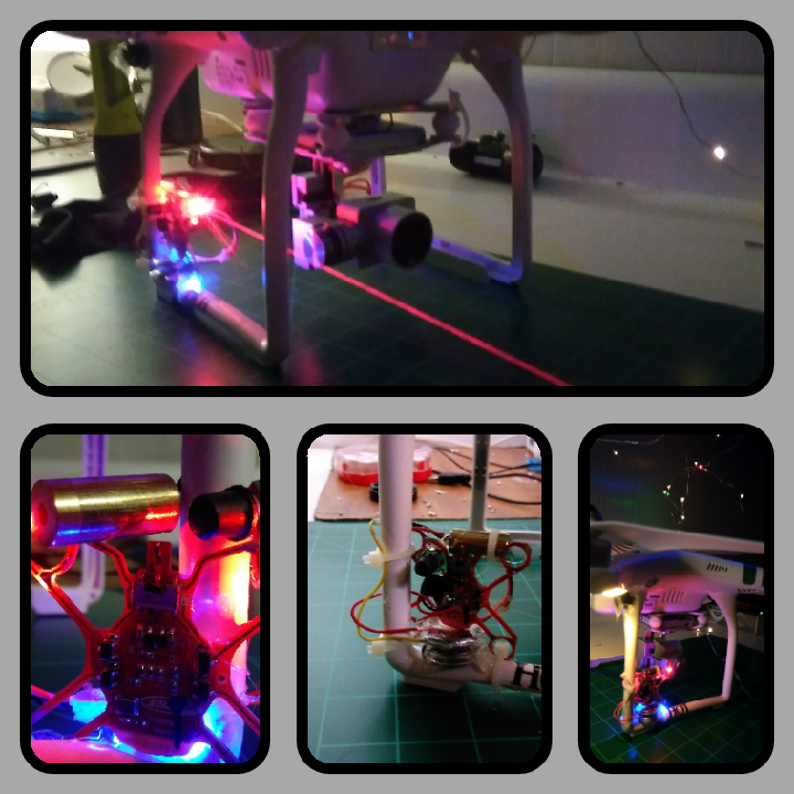 My diy dji p3 mounted EMP generator | DJI Phantom Drone Forum