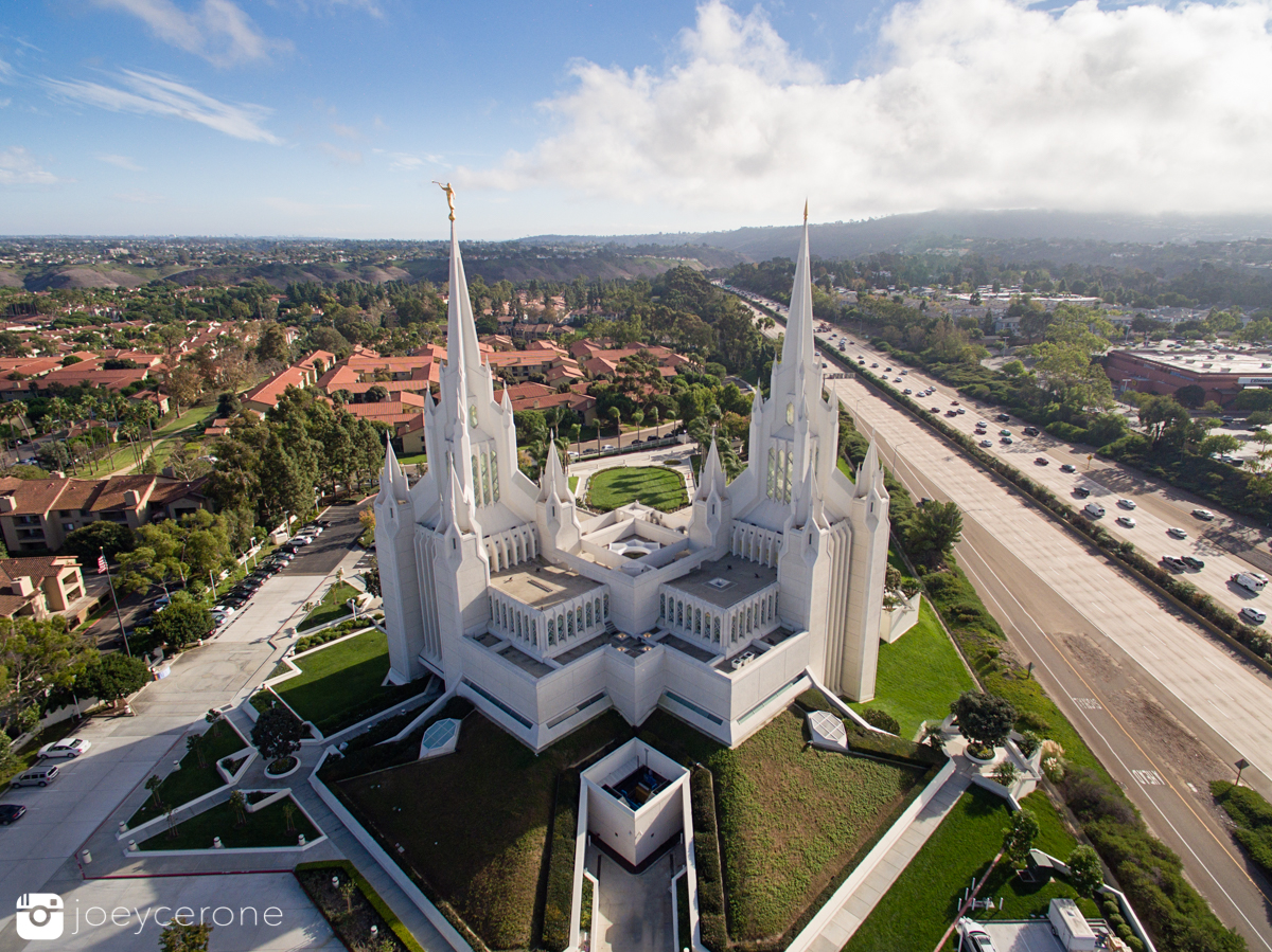 [P3P Photo] Beautiful Mormon Temple in San Diego, CA DJI Phantom