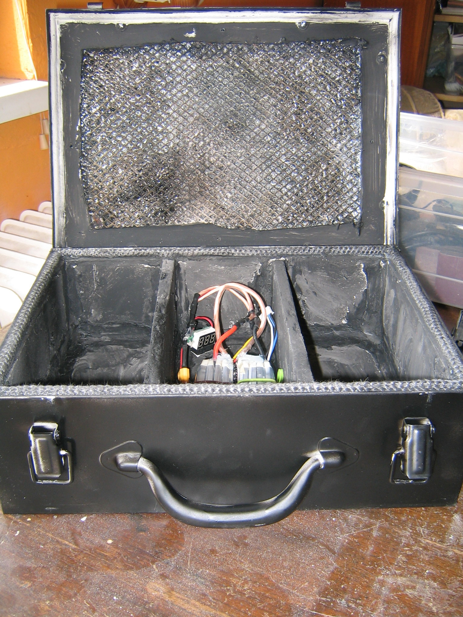 built a diy lipo safe box, will it work? DJI Phantom Drone Forum