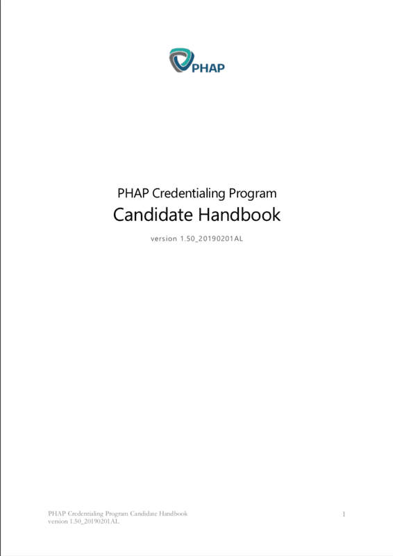 Candidate Handbook