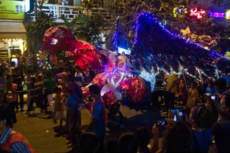 Siem Reap Giant Puppet Parade Enchanting Display of Whimsical Puppets
