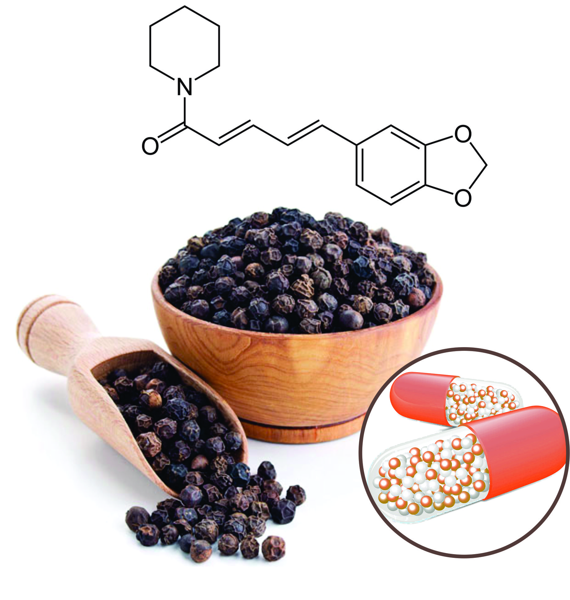 Encapsulated Black pepper beadlets Black pepper pellets Black pepper