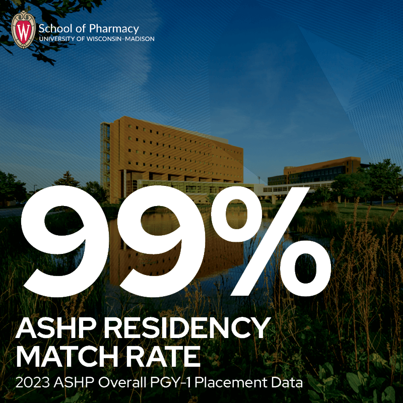 PharmD Students Hit Record High Residency Match Rate at UWMadison