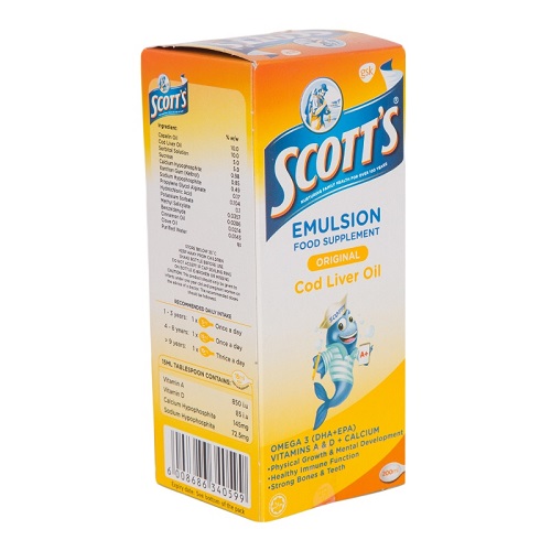 Scotts (Vitamins A And D) Emulsion Regular 200ml Pharmacy Direct Kenya