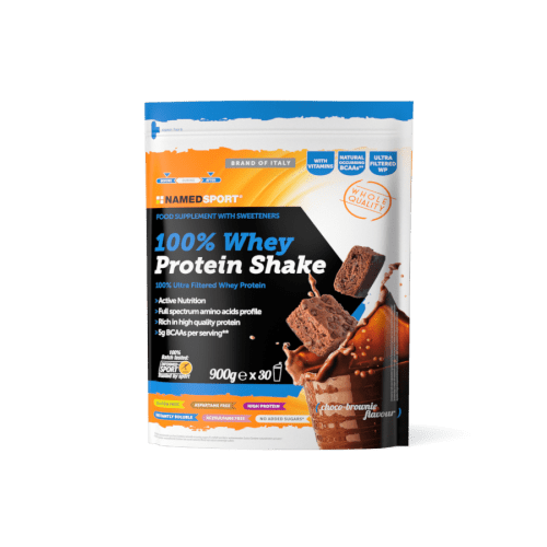 Named Sport 100 Whey Protein Shake Protein Supplement Choco Brownie 900g