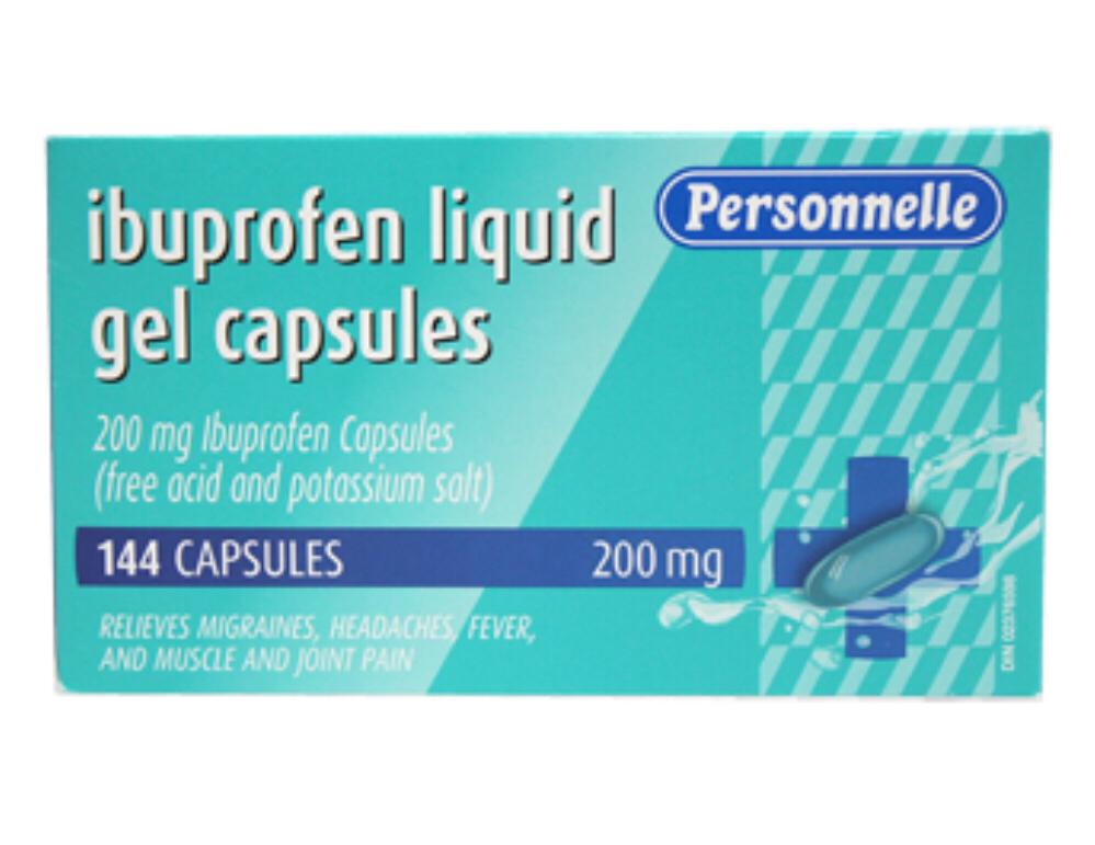 Personnelle Ibuprofen Liquid Gel Capsules ProMed Pharmacy
