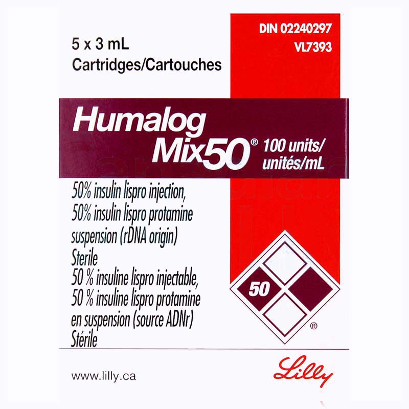 Humalog Mix 50 Cartridge (Insulin Lispro) PharmaServe