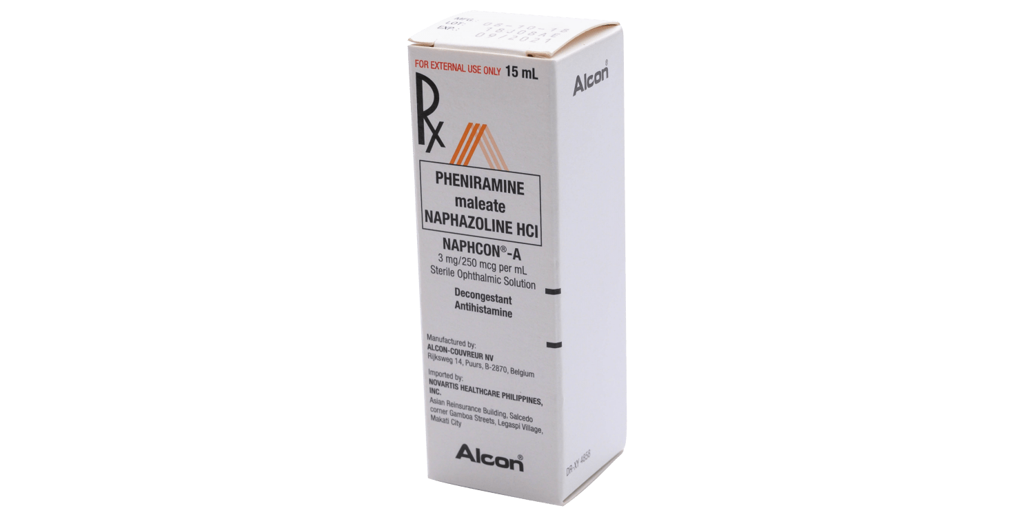 Naphcon A (Naphazoline Hydrochloride/Pheniramine Maleate) PharmaServe