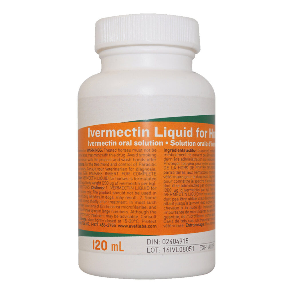 AVL Oral Solution Horse Wormer 120ml Pharmbarn Animal Health Warehouse